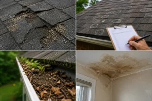 Heavy Hail Roof Insurance Claim 1